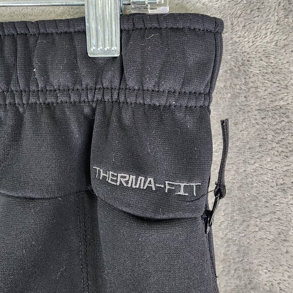 Mens Black Nike Therma-Fit Jogger Sweatpants Fleece Hi Rise Size L - Picture 6 of 13